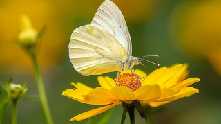 蝴蝶春天花丛蝶恋花摄影图