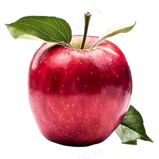 红苹果水果平安夜免抠