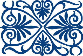 古代青花瓷图案花纹中国风图案祥云纹理传统图腾PNG免扣素材