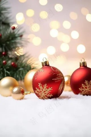 圣诞浪漫温馨装饰背景