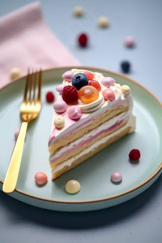 下午茶蛋糕奶油甜点摄影图