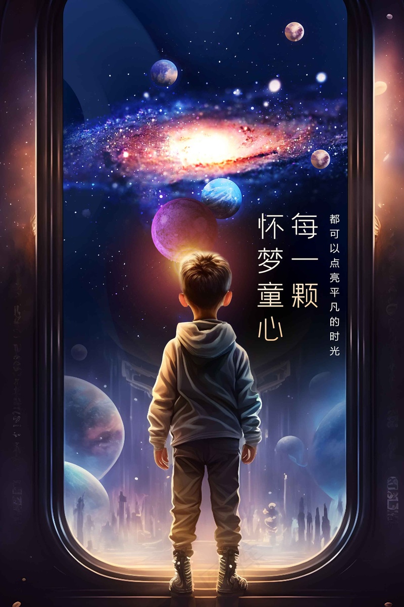 儿童节节日活动海报psd模版下载