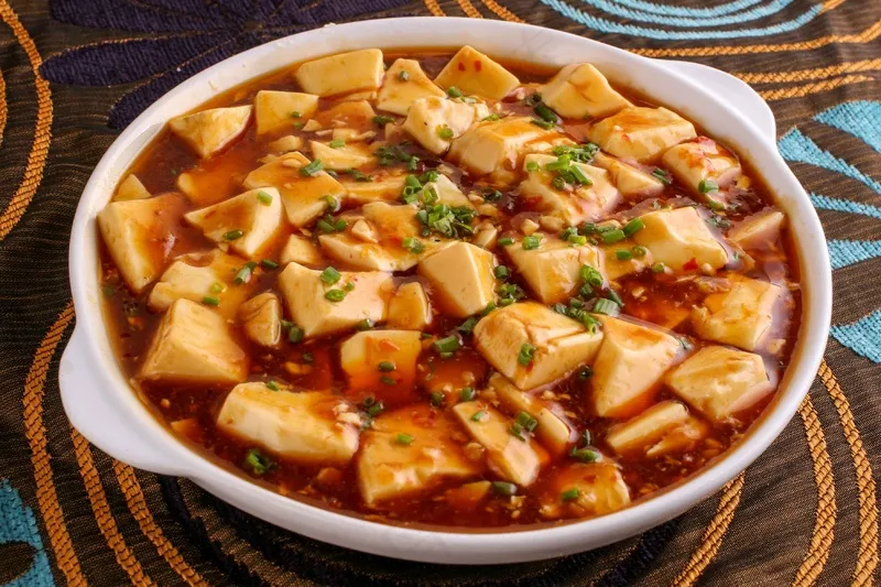 麻婆豆腐特色菜美食