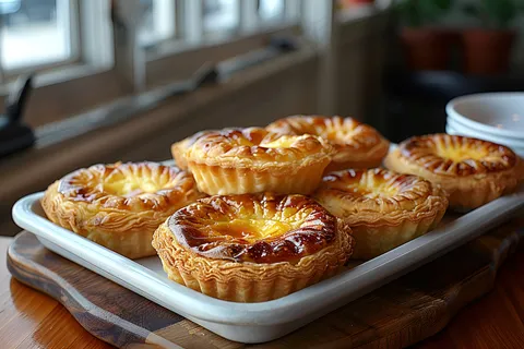 烘培蛋挞甜品小吃