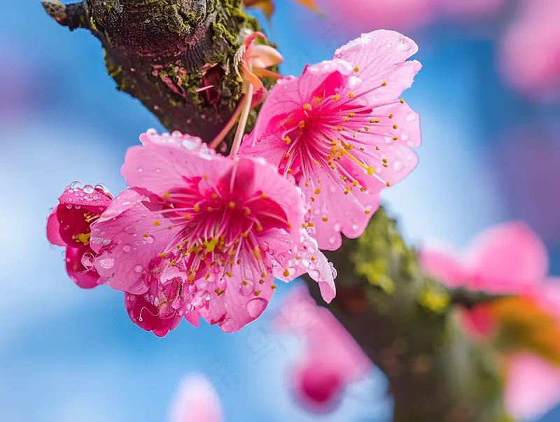 春日樱花花朵摄影图(3696x2784)