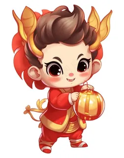 可爱卡通龙形象
