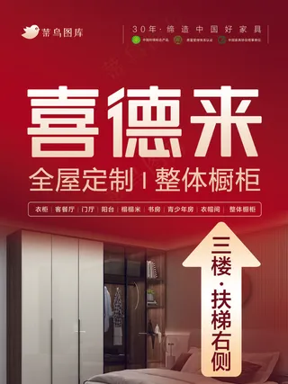 红色电梯楼层指示牌