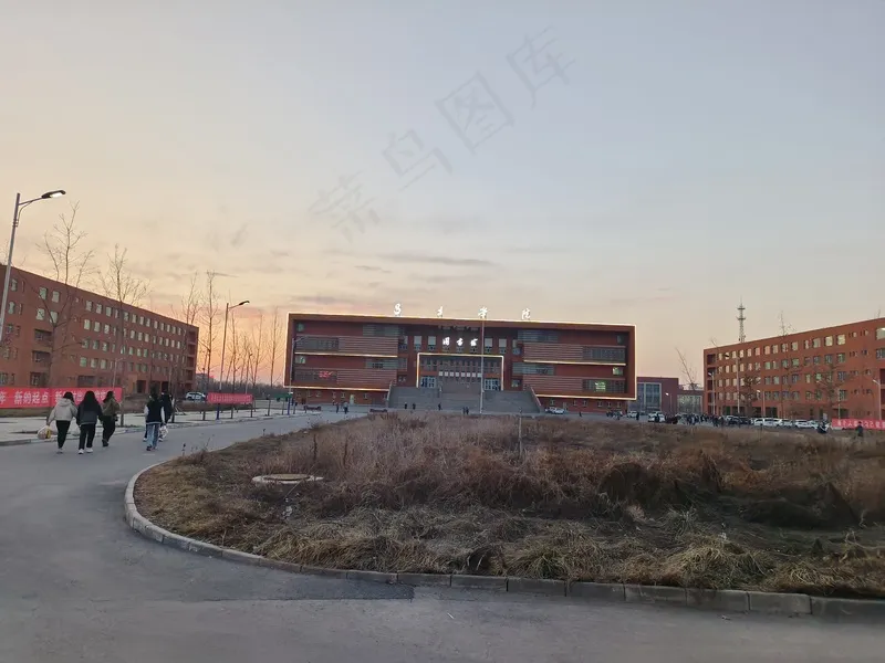 校园风景图