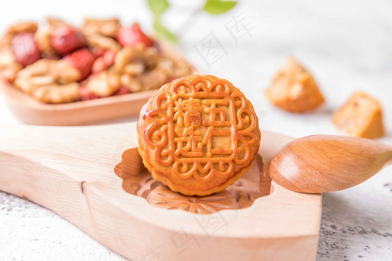 五仁月饼美食小吃