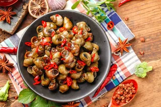 麻辣田螺小吃美食