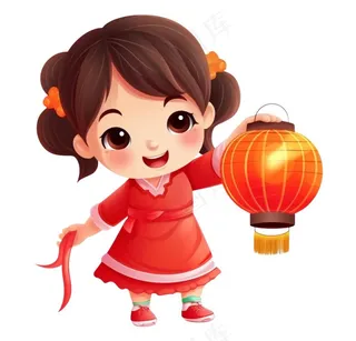 可爱福娃新年形象