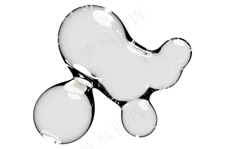 透明无背景水滴液体22免扣元素