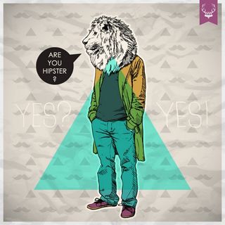 人物插画丨时髦创意兽首004丨丰富版面丨PPT素材