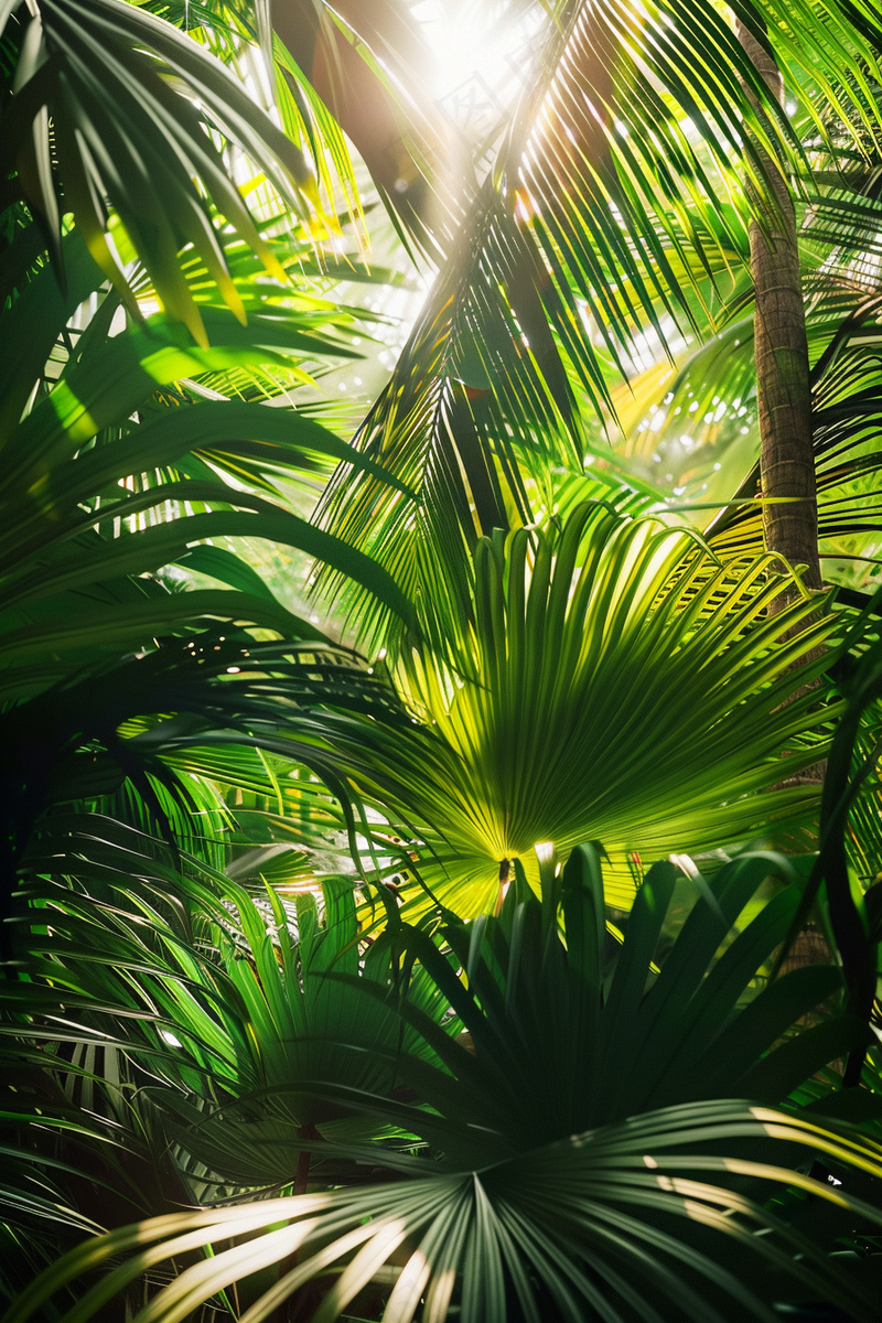 山林森林绿色大自然风景摄影图