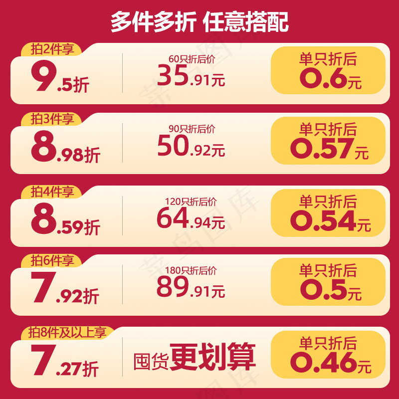 红色双十一折扣主图psd模版下载