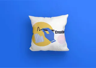 单色背景文创抱枕12样机