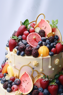 生日蛋糕水果蛋糕奶油节日甜点摄影图 生日蛋糕水果蛋糕奶油节日甜点摄影图