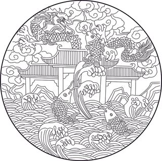 鲤鱼跃龙门