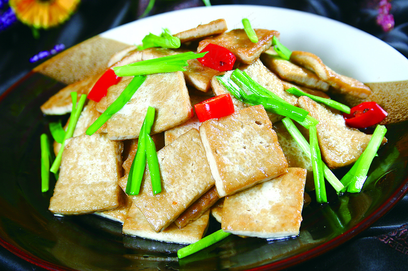 清炒豆干家常菜美食