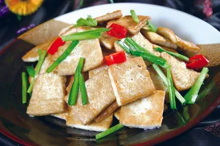 清炒豆干家常菜美食