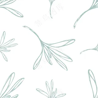 植物森系底纹