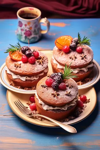 美味的蛋糕节日蛋糕甜点摄影图