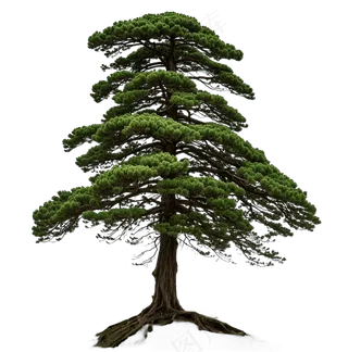 PSD免抠红豆杉树