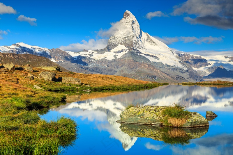 湖光山色图片