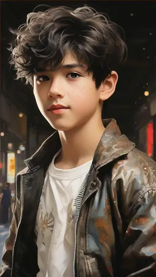 帅气阳光大男孩儿，欧亚混血1