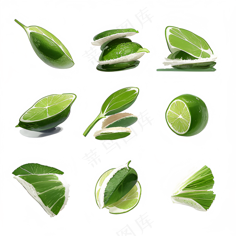 绿色手绘小植物花草系列免抠素材131