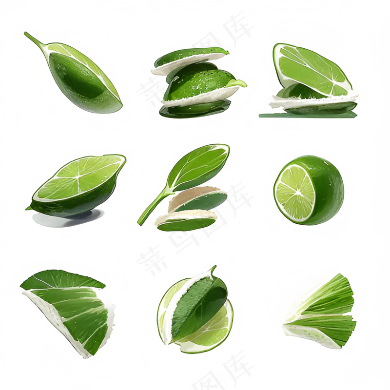 绿色手绘小植物花草系列免抠素材131
