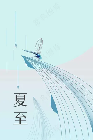 夏至节气传统活动海报