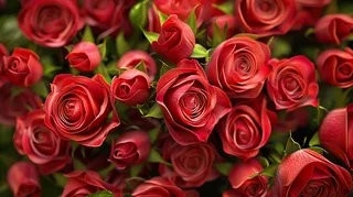 玫瑰花鲜花花朵摄影图