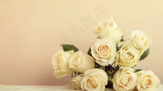 玫瑰花鲜花花朵摄影图