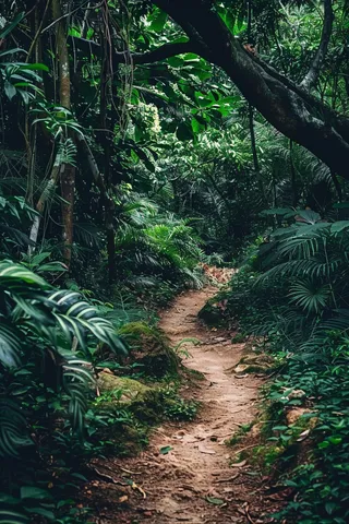 森林深处山林摄影图