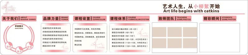 舞蹈文化墙cdr矢量模版下载