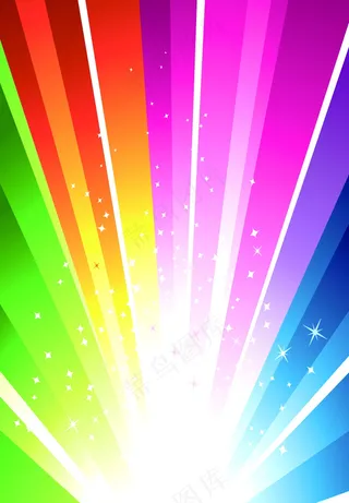 五颜六色彩虹渐变光线的背景bj1