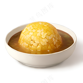 橙色果冻糕点美食西式11