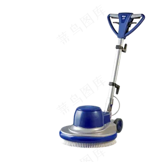 免抠一台蓝色的清洁机