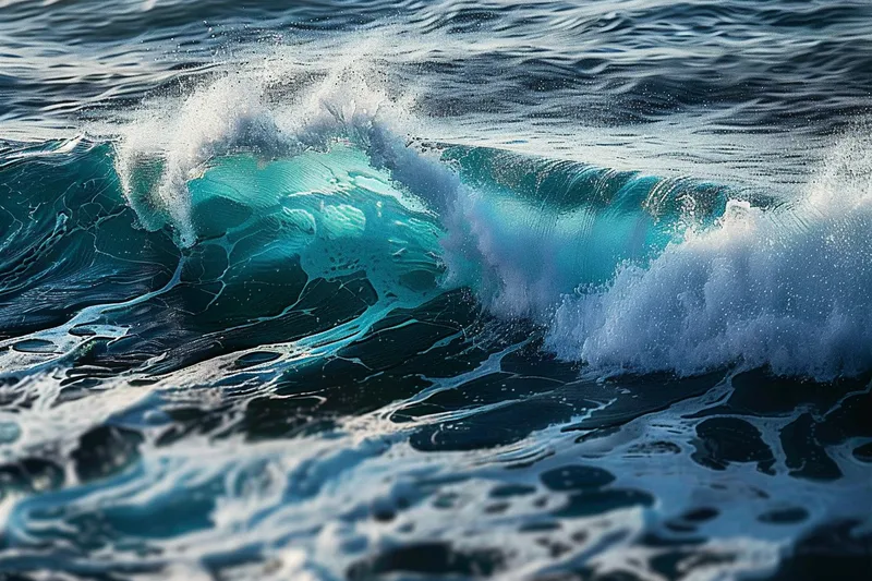 海洋海浪浪花摄影图(4032x2688)