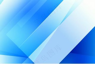 蓝色几何形线条科技背景