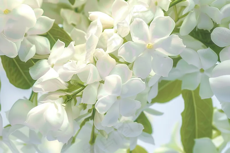 栀子花白色花朵植物摄影图(4032x2688)