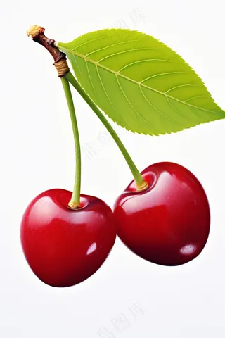 红樱桃车厘子水果新鲜摄影图