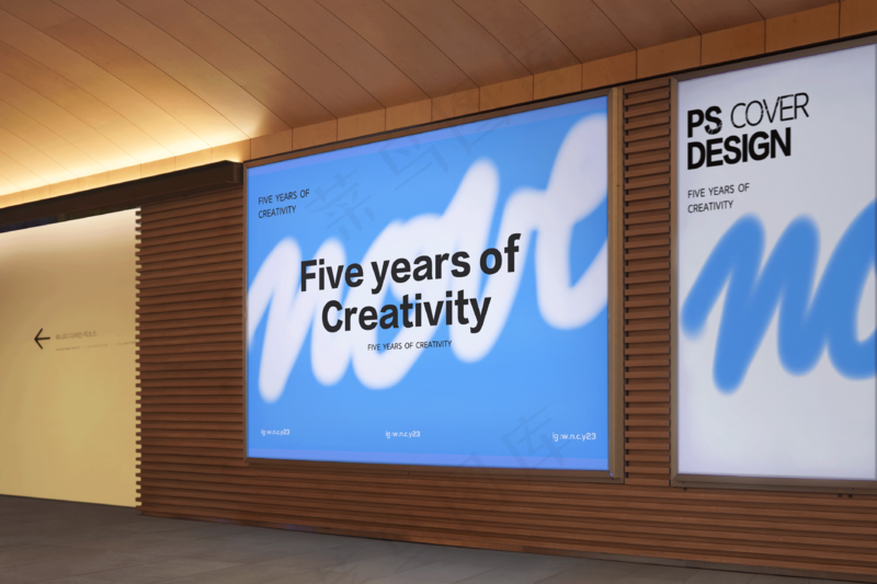 地铁站车站广告牌灯箱样机16样机