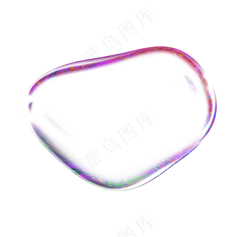 彩色气泡透明16无背景免扣元素
