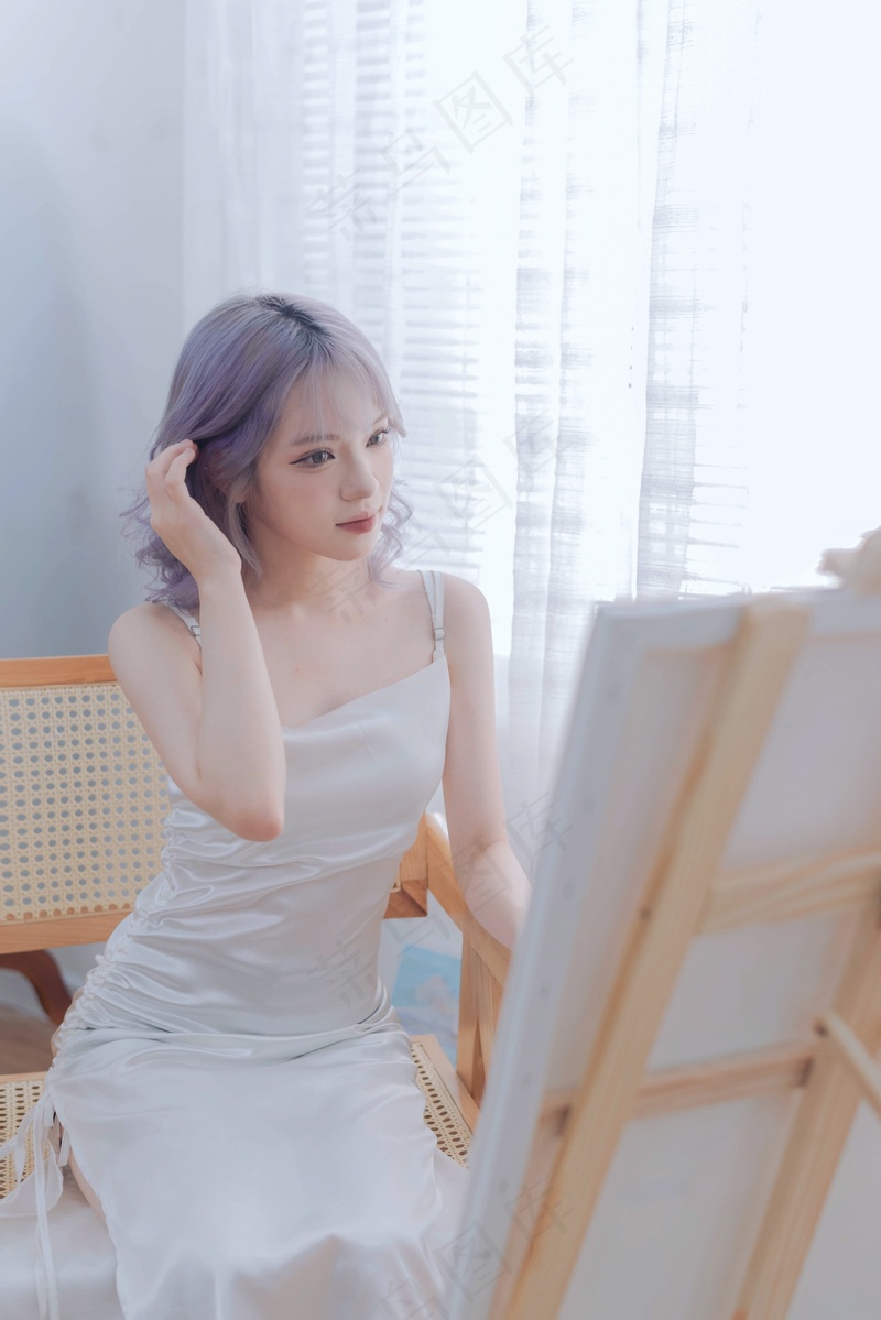 爱画画漂亮连衣裙女孩子1