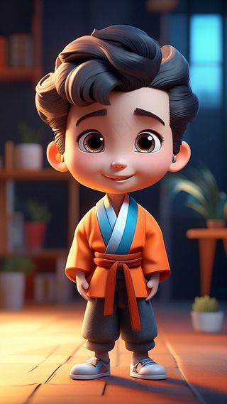 传统服饰汉服可爱小男孩2