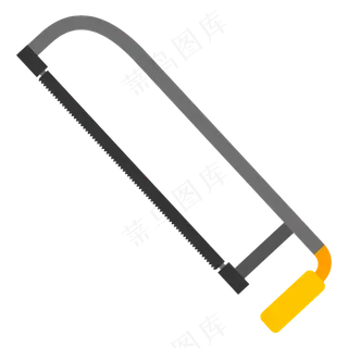 免抠一把卡通锯子