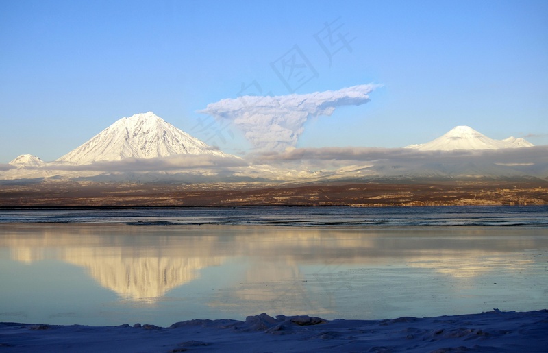 冰雪奇缘之火山倒影