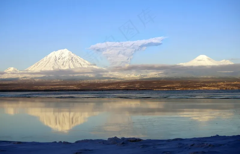 冰雪奇缘之火山倒影